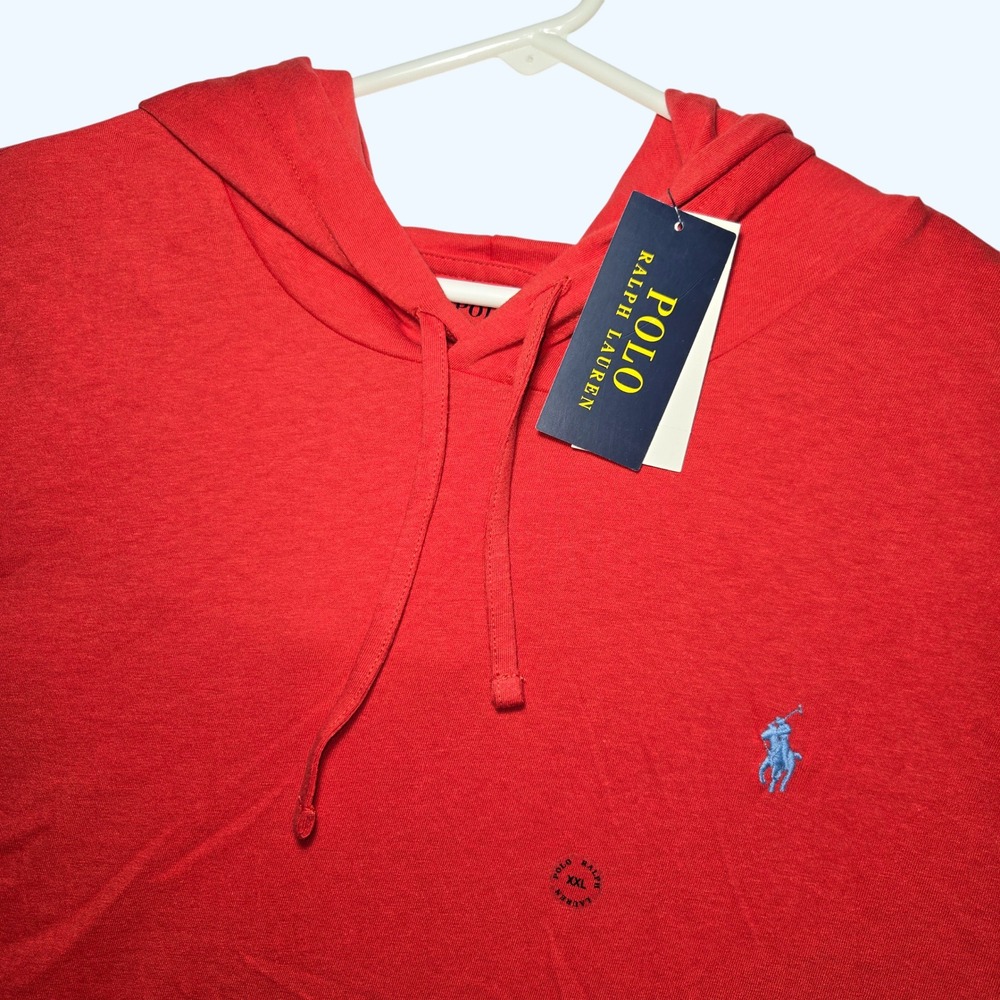 NEW Polo Ralph Lauren Mens XXL Long Sleeve Hooded Lightweight Sweatshirt Pony